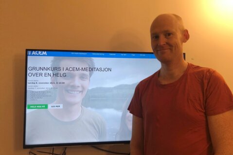 Lanserte ny kursside: - Håper dette gjør at flere vil lære å meditere